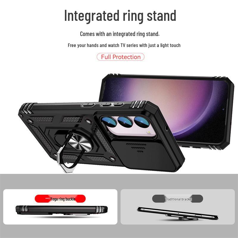 Samsung S25 Ultra Sergeant Window Phone Case A25: Two-in-One Upgraded, Anti-Fall Design