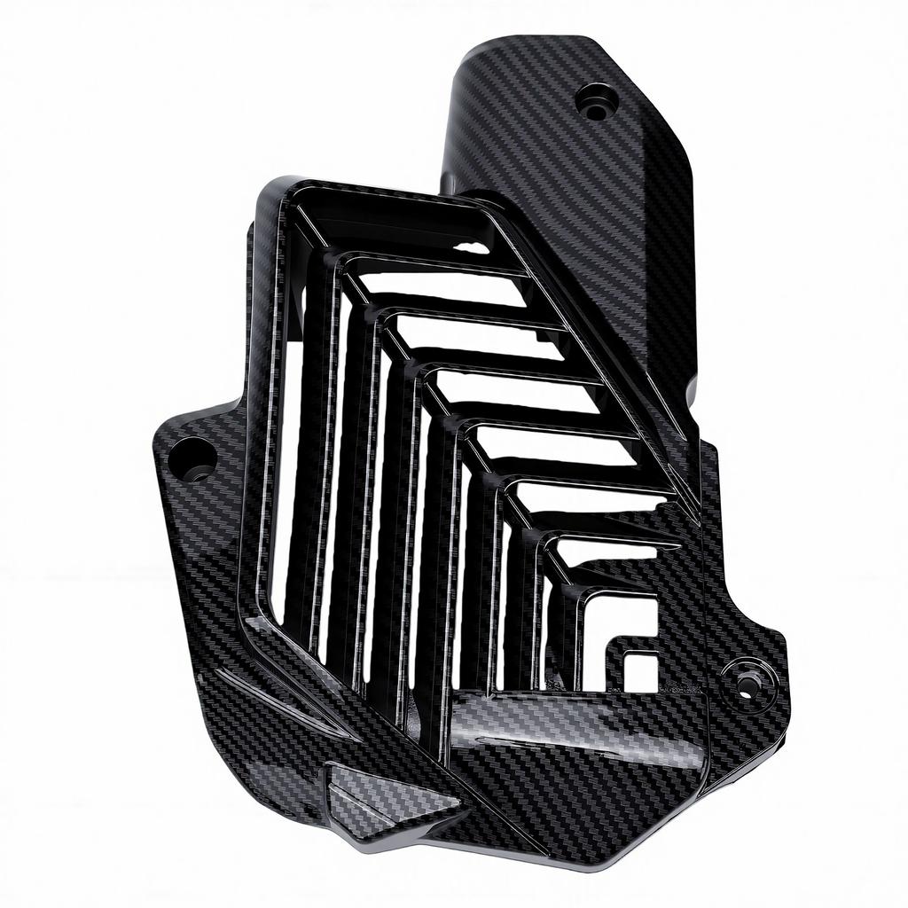 Motorcycle Water Tank Cover Protector Carbon Fiber Look Motorcycle Radiator Guard Replacement for PCX160 2021 To 2025