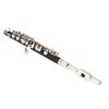 C Piccolo Flute Instrument Key C Student School Band Orchestra for Beginners with Cleaning Kit Carrying Case Tuning Rod