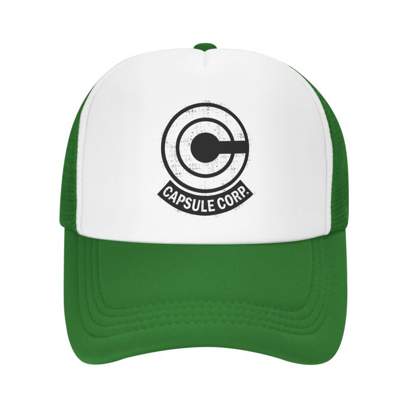 Capsule Corp Mesh Baseball Cap Unisex HipHop Snapback Caps Summer Breathable Sun Visor Hat Anime DBZ Trucker Adjustable Hats