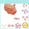 20pcs Adorable Squeeze Pink Pig Stress Relief Toys Perfect For Birthday Gifts