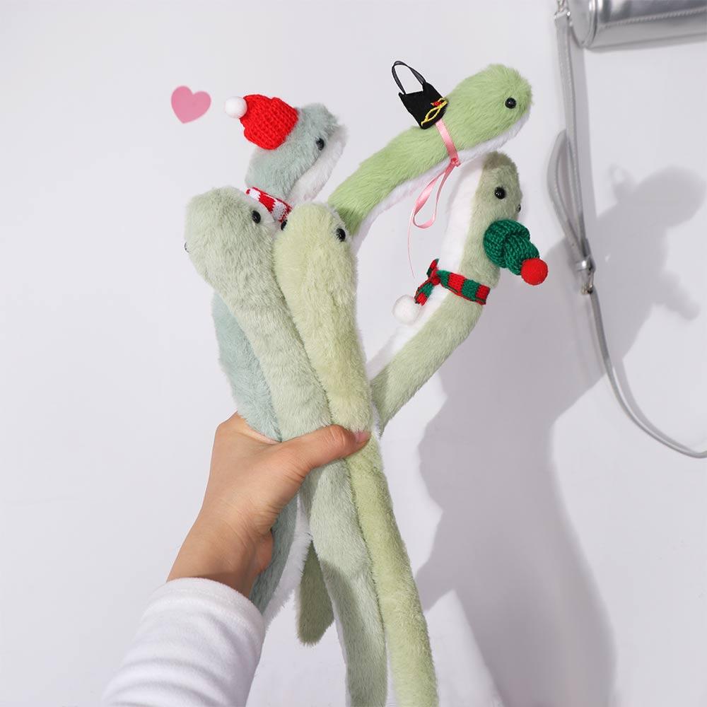 Plush Snake Stuffed Plush Doll Little Snake Green Snake Animal Doll  Children Gift