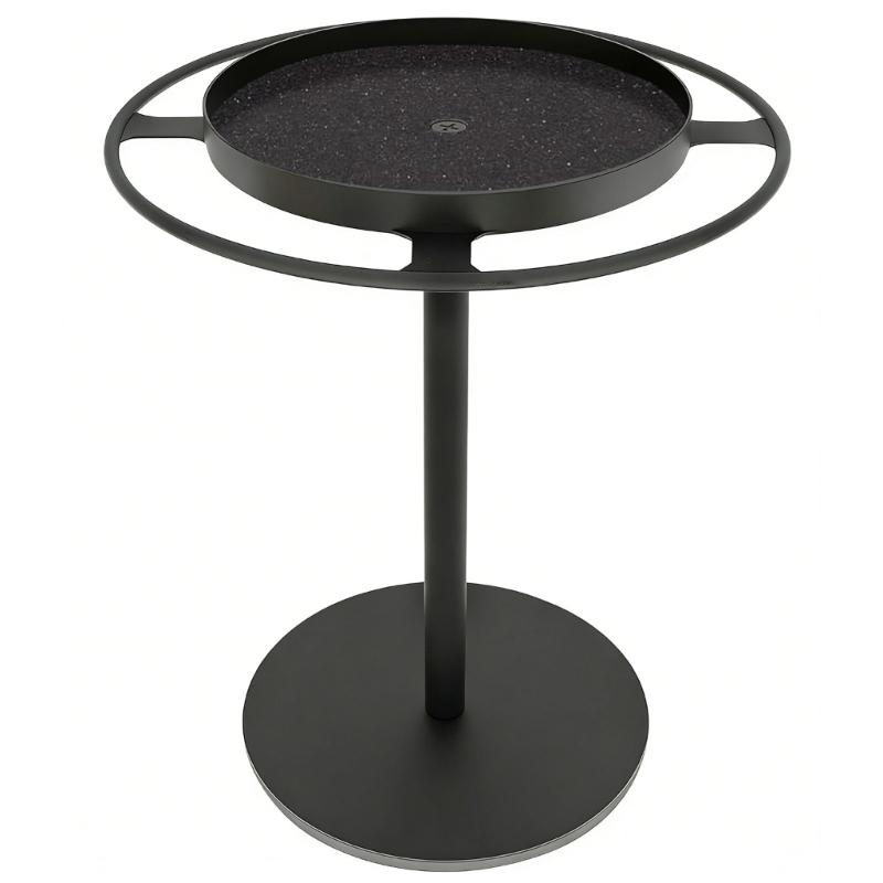 

360° Rotating Eyeglass Holder Stand with Tray Sunglasses Organizers Storage Eye Glass Display Rack for Home Decors чёрный