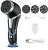 Rechargeable Waterproof Electric Foot Exfoliator with Digital Display