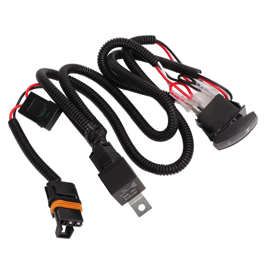 12V 24V 40A Hupen-Verkabelungskabelrelais-Kit Reine Kupferspule Schwer entflammbar für Auto LKW Schneckenhupen