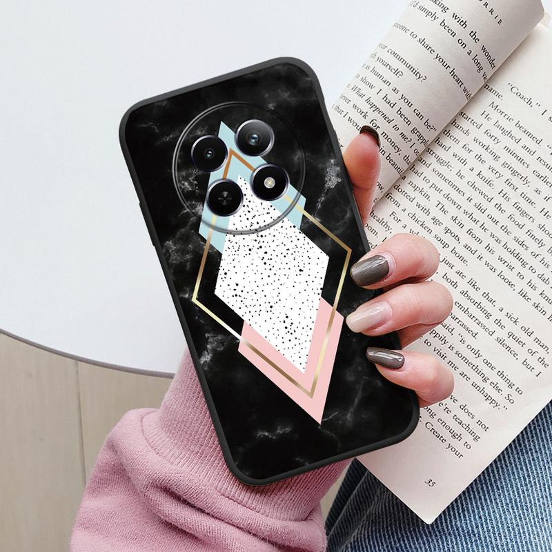 Luxury Case For Redmi 14C 4G 14R 5G A4 Note 14 Pro 5G Poco C75 Fundas Marble Art Pattern Soft TPU Protection Cover Shockproof