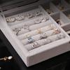 Ring Earring Jewelry Box Necklace Display Tray Holder Storage Case Organizer Box Jewelry Show case