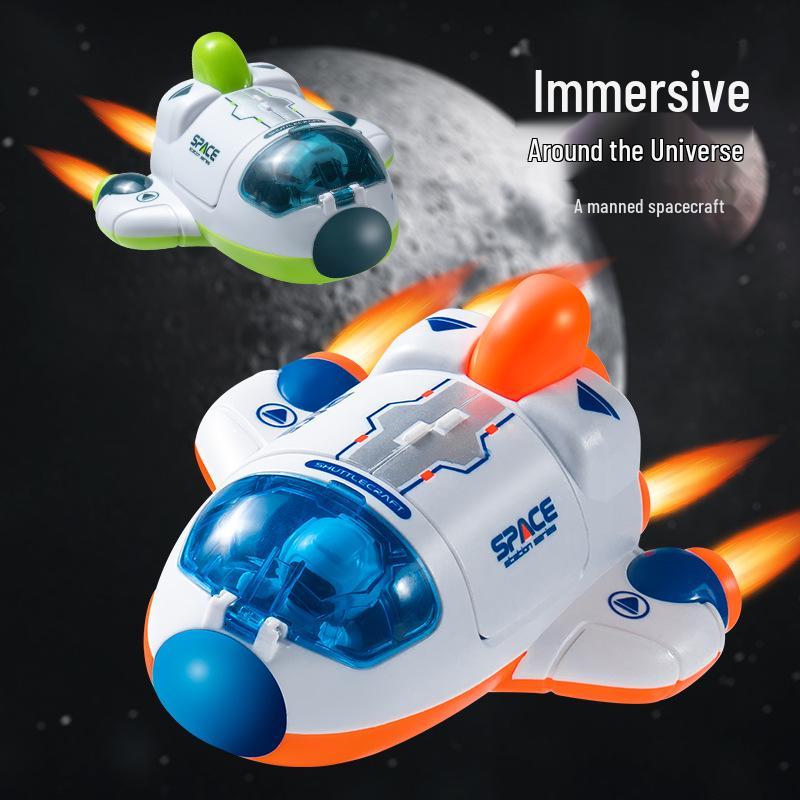 Space Exploration Rocket Rover with Astronaut & Spaceship Toy for Kids
