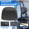 Motorcycle Detachable Passenger Backrest Sissy Bar Rear Leather Back Rest Cushion Pad For Harley Sportster 883 1200 48 2004-up