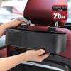 Partitioned Car Interior Cup Holder With Hooks Hanging Headrest Container  Water Bottles