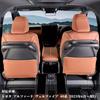 Rifoda Orange Seat Back Protector Kit for Toyota New Kick Guard Seat Back Kick Compatible with 40 Series Toyota 2023 with Storage Prevents and 2-Piece