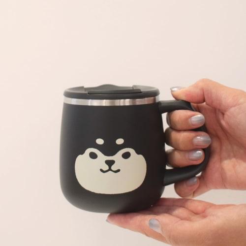 Sabu Muumuu Stainless Steel Thermos Mug, Black, 400mL, 351358