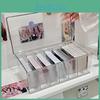 Large Box Capacity Blind Acrylic Kpop Photocard Storage Box Portable Detachable Organizing Box With Cover Idol Card Stickers Box