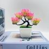 Simulated Pinus Potted Hwangshanensis Artificial Flower For Indoor Decor