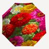 1 Stück Blumenmuster-Regenschirm - 8 Speichen verstärkt - Tragbar - Faltbar - Reise - Geeignet für alle Jahreszeiten - Outdoor - Tägliche Nutzung -J0340