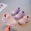 Girls Mesh Sneakers 2025 Autumn New Soft-soled Non-slip Breathable Fashion Medium and Older Children's Versatile Casual Shoes