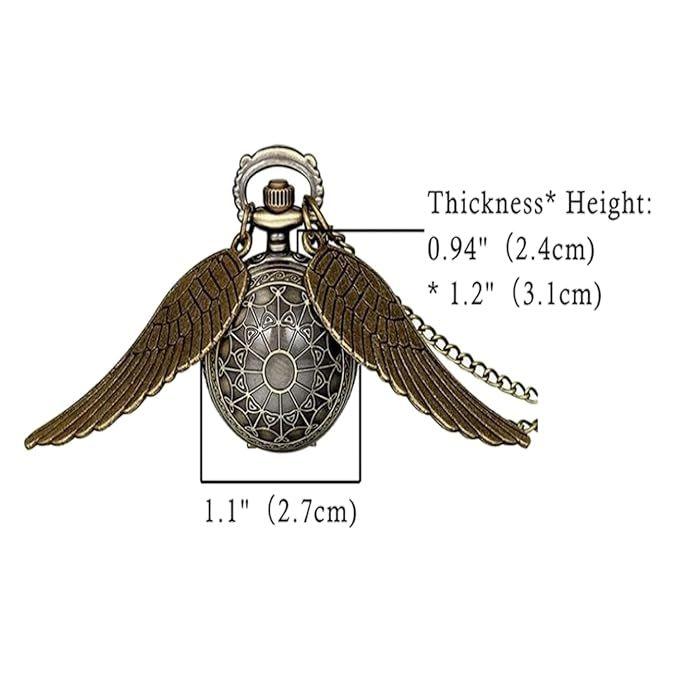 Pocket Watch Metal Keychain Retro Vintage for Gifting With Key Ring