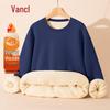 VANCL Men's Hoodless Fleece Pullover Sweatshirt