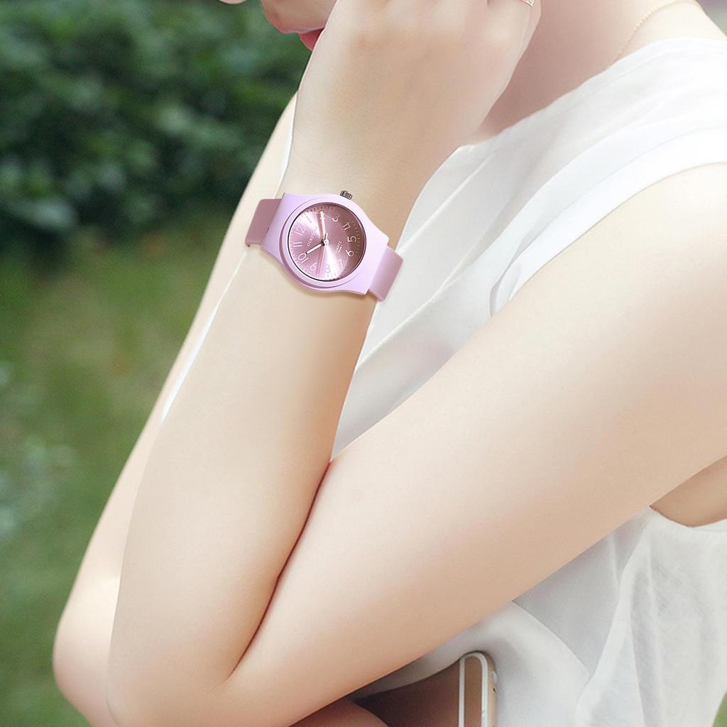 Waterproof Silicone Watch for Stylish Analog Display Quartz Watch Fashion Accessory Perfect Gift for or Day Cute, Women - Birthdays, Christmas,