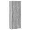 VidaXL Highboard Sonoma Grey 70x42.5x185 Cm Engineered Wood, Sideboard, Storage Cabinet, Side Panel, Cabinet, 3281425