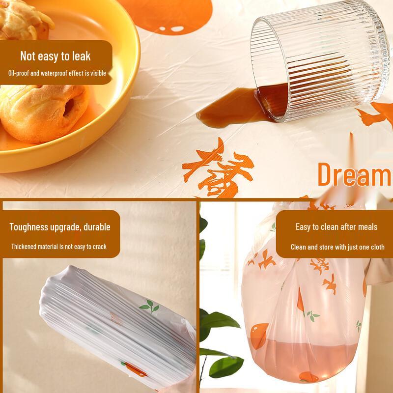 Yuzhuxun Disposable No-Wash Tablecloths for Outdoor Camping & Home