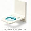 2pcs Adjustable Wall Mounted Shower Caddy No Drill Installation Shampoo Bottle Soap Dispenser Bathroom Organizer Storage Rack Shelf