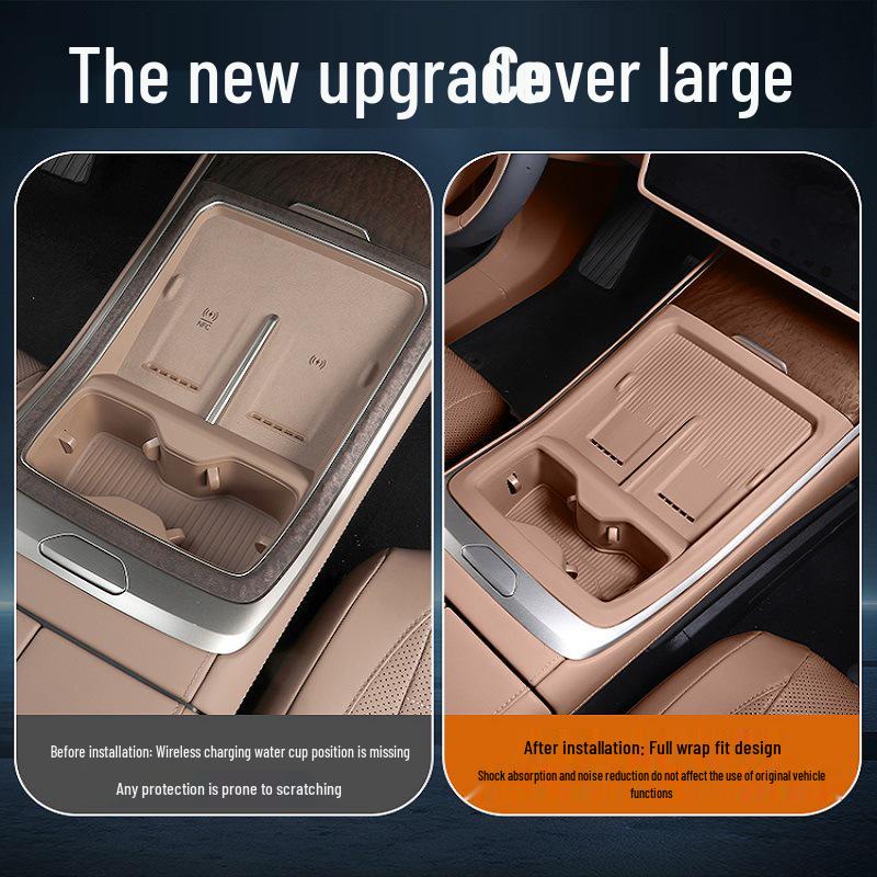 Li Auto L9: Wireless Charger, Silicone Cup Holder & Interior Decoration Set