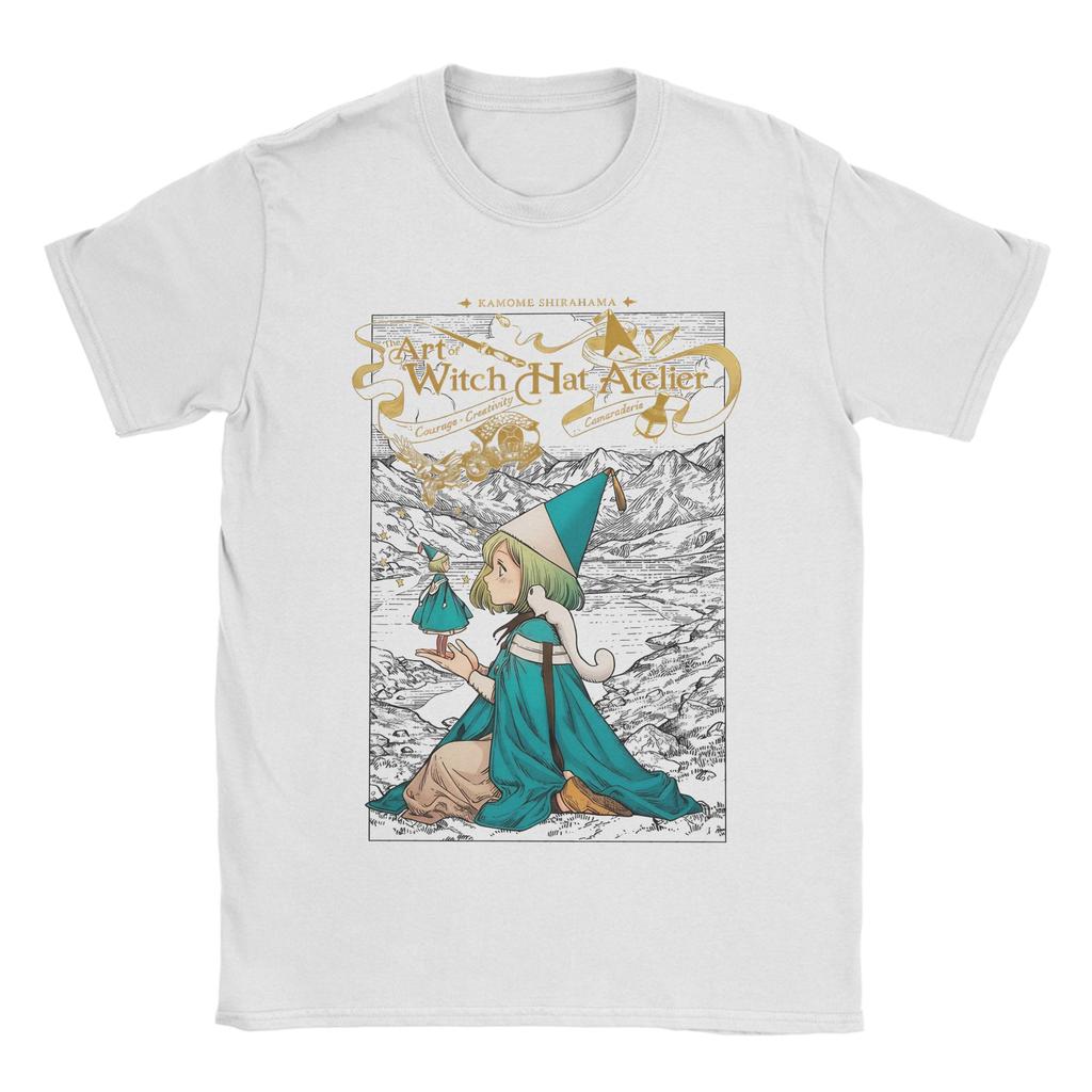 Cappello da Strega Vintage Atelier Maglietta Anime per Unisex Unisex Girocollo Magliette in Puro Cotone Coco Maglietta a Manica Corta Abbigliamento Regalo