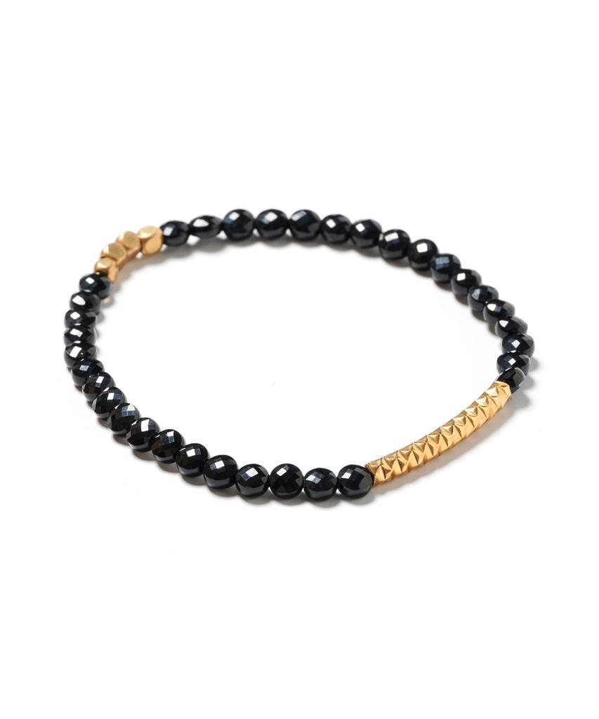 Polalita Black Gold Point Bracelet (Plt-Br-070_Bk)