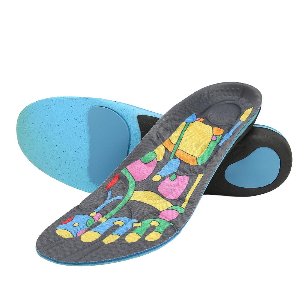 Breathable Insole Sweat Absorbent Odor Resistant Cuttable Shoe Inserts for Men Women