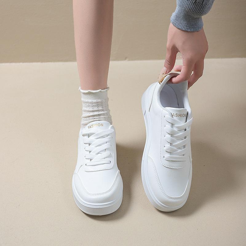 Fashion 2025 NEW Women Casual Sneakers Leather Platform Sneakers for Women Classics Comfort Skateboarding Shoes Non-Slip