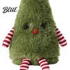 Cozy Aesthetic Room Accents Christmas Tree Plush Ornament with Dangling Legs Cute Soft Stuffed Figure Festive Figure Doll for Home Living