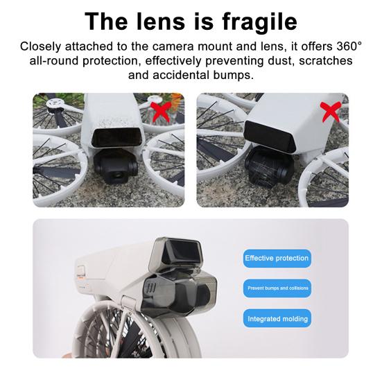 Gimbal Cover Lens Protective Cap for DJI FLIP Shockproof Anti-scratch Gimbal Camera Protector Silicone Lens Guard Drone Accessories