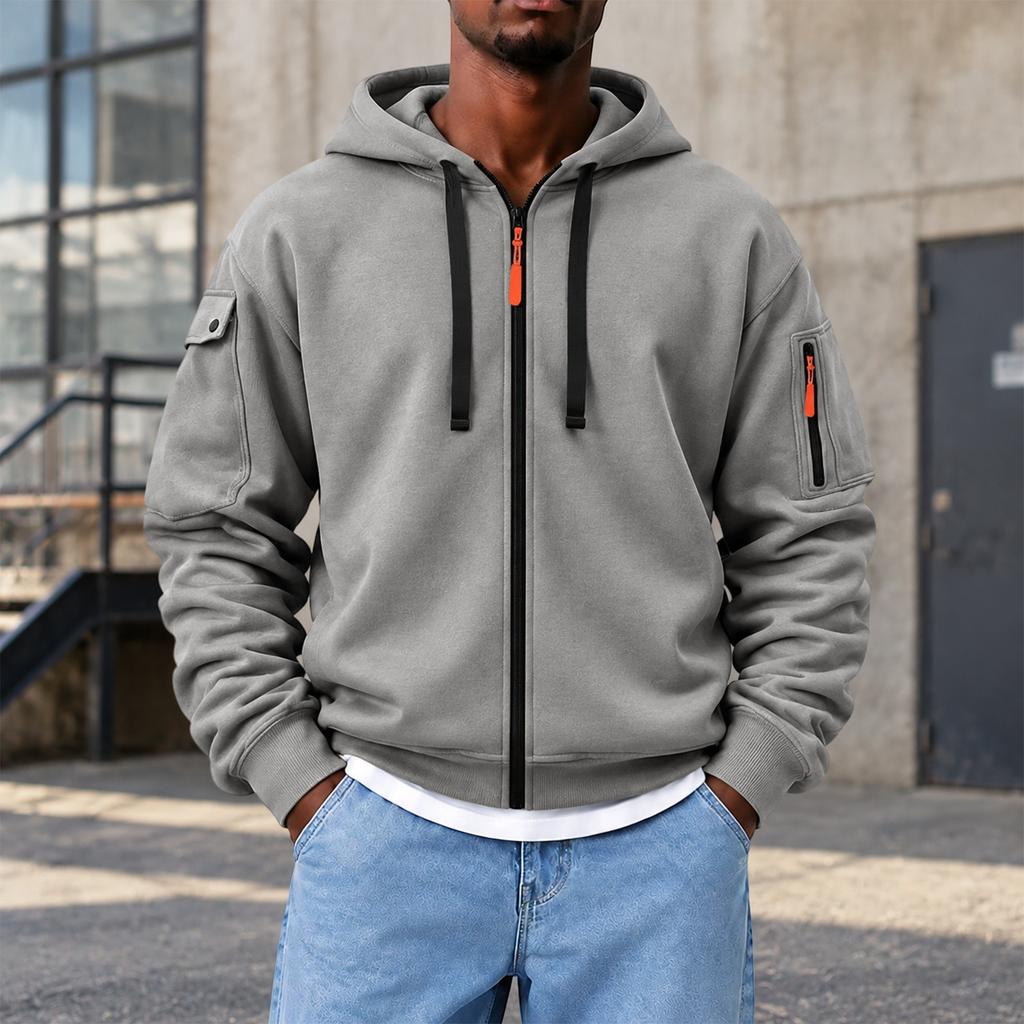 Herren Winter Hoodie Pullover Sweatshirt für Kälte Freizeit und Outdoor