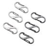 Key Rings 5 Sizes 3 Colors Nickel Iron Jewelry Making Parts Great for Dangle Parts Keychain Making