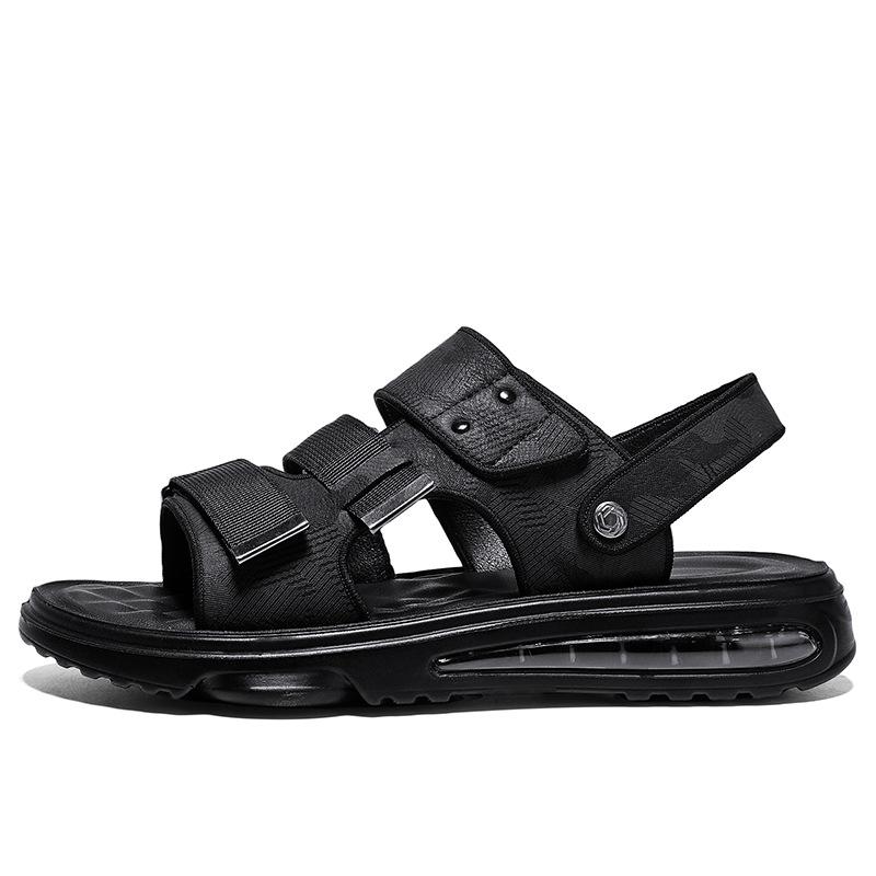 Sandals Men's 2025 Summer Wear Non-slip Casual Sports Driving Dual-purpose Thick-soled Air Cushion Slippers Men's Shoes Beach