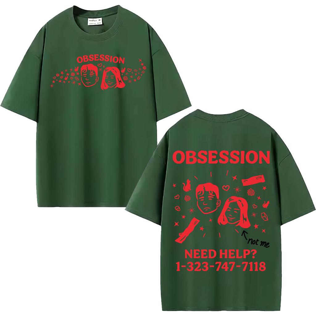 Obsession Horror 2026 Movie One Wish Willow T Shirt Unisexs Fashion Gothic Streetwear T Shirts Cotton Casual Short Sleeve Tshirts