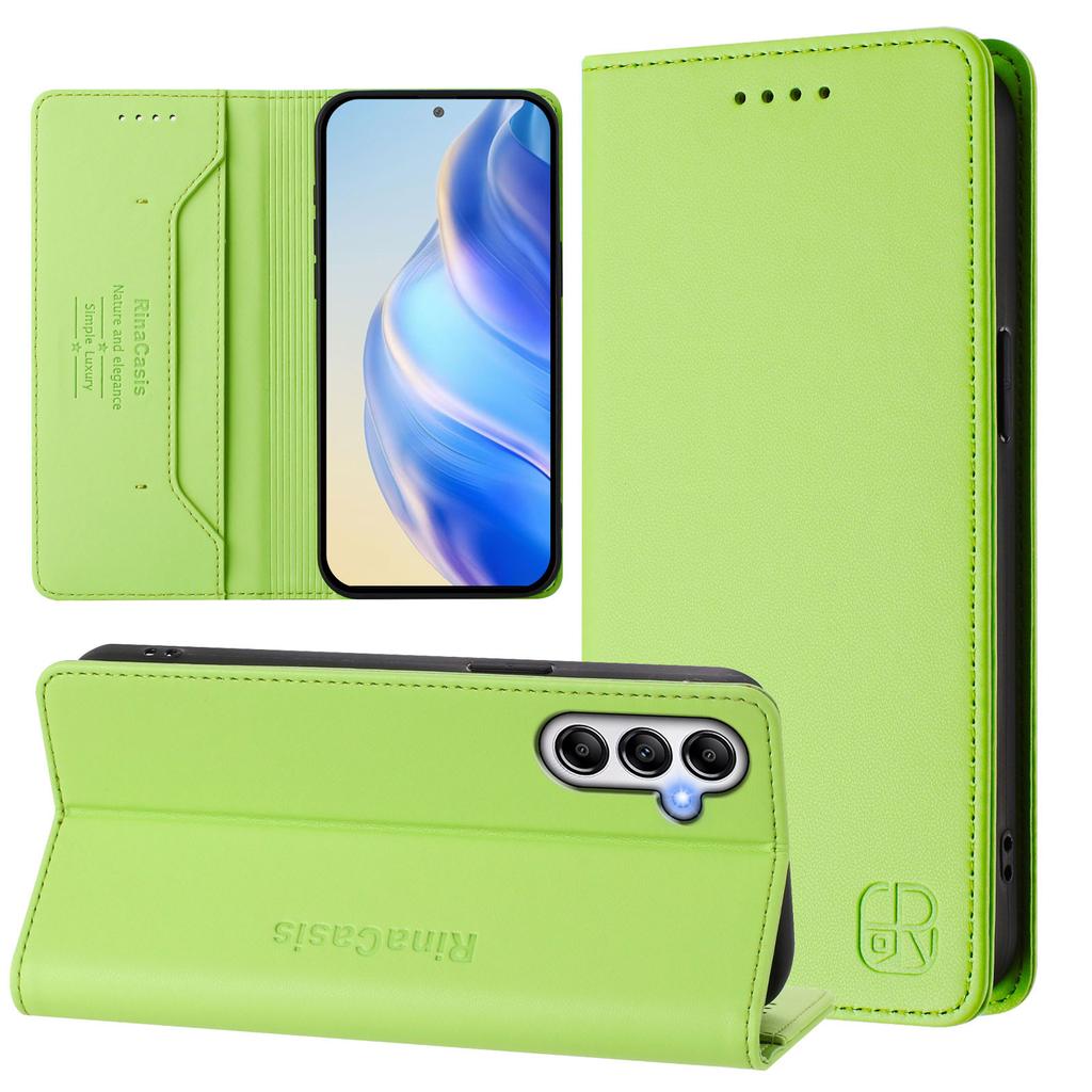 For Samsung Galaxy A54 5G Leather Case RINACASIS RC01 Phone Cover with RFID Blocking Wallet Stand