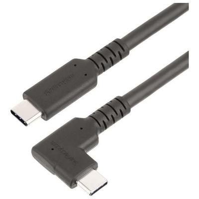 StarTech.com 1m Robust Right Angle USB-C Cable, USB 3.2 Gen 2 (10Gbps), Complete USB-C To C Data Transfer Cable - Mo