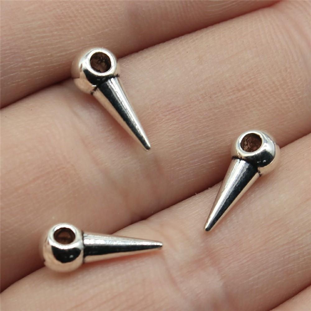 20pcs Gothic Styles Awl Bodkin Charms For Jewelry Making Antique Silver Color Pendants DIY Crafts Making Findings