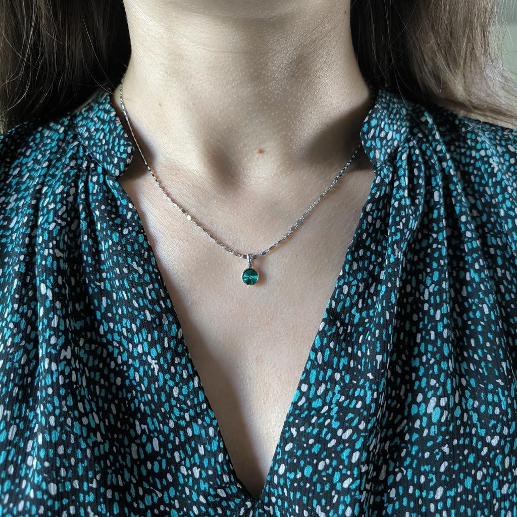 Серебряная подвеска с фианитами (60002292)