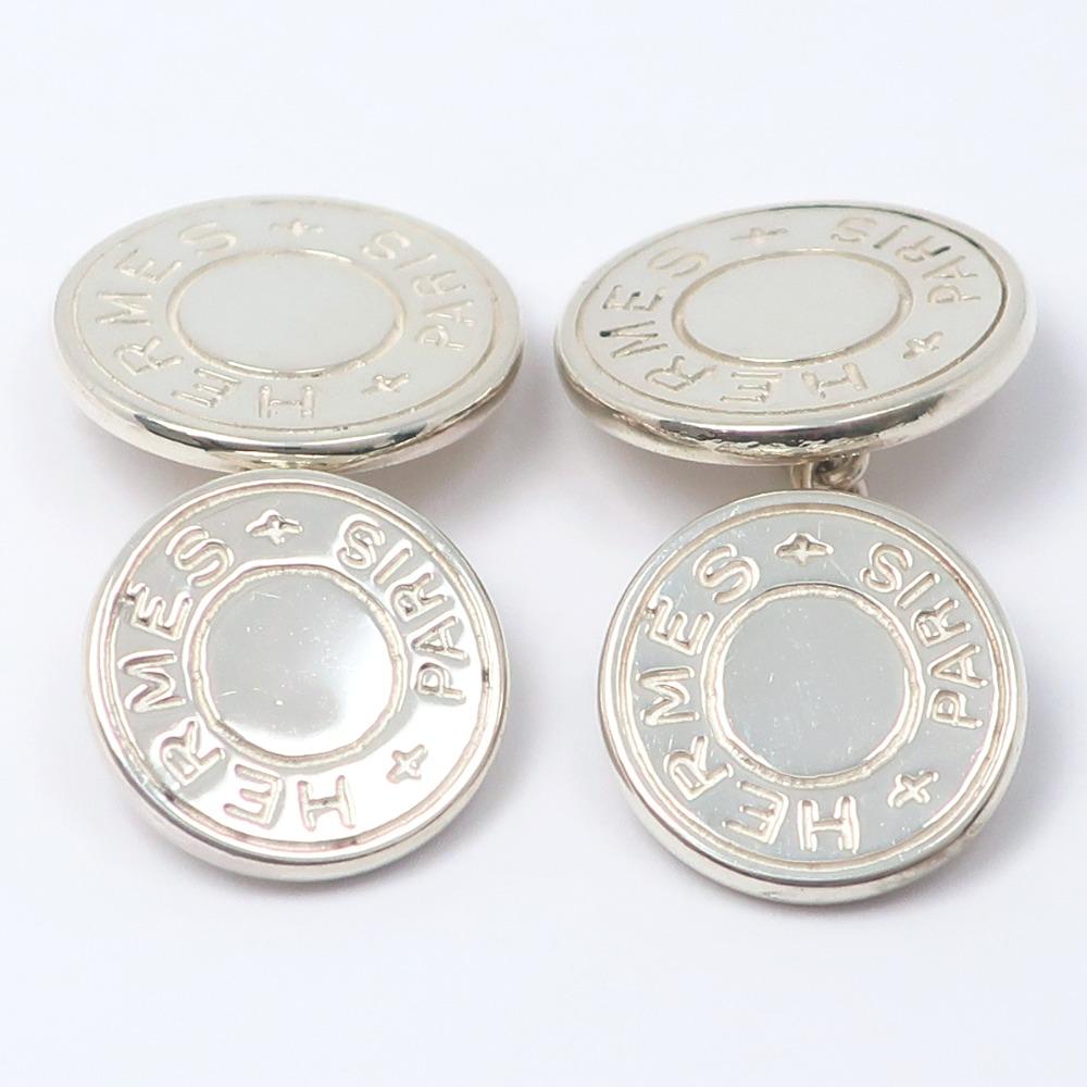 Hermes Serie Cuffs Silver925 Mens Used