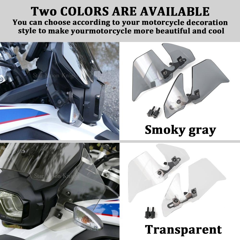 Motorcycle Windshield Wind Side Deflector Handshield Front Wind Deflector For BMW F750GS F850GS F 850 750 GS 2018 2019 2020-up
