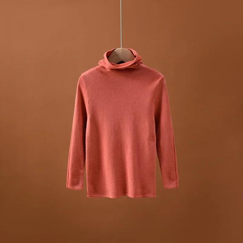 Knitwear for Kids Half-high Neck Autumn Winter Undershirt 2024 Boys Girls Undershirt Inside Long Sleeve Children Tops Clothes