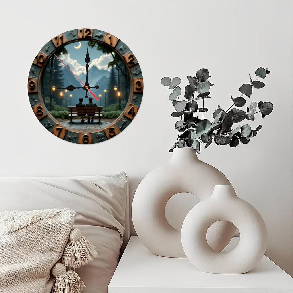Efficient Production 25x25cm Wood Wall Clock with Quick Lead Times