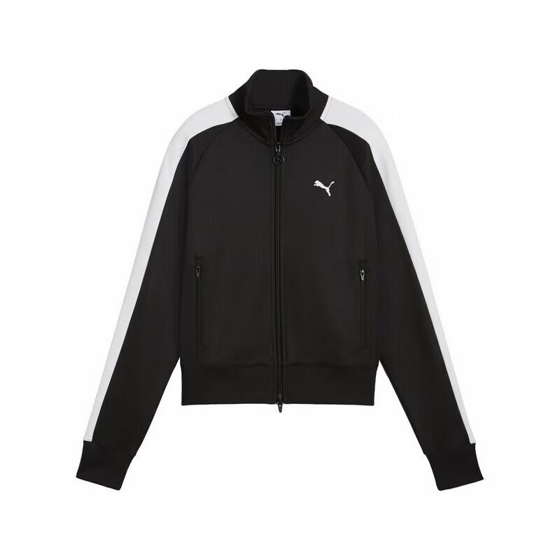 PUMA Women s Color-Blocked Hooded Zipper Jacket L