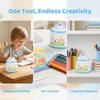 Blue Pencil Sharpeners Portable Pencil Trimmer Desk Stationery  Student Daily Learning
