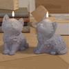 3D Pet Cat Candle Mold DIY Crafts Plaster Resin Mold Funny Animal Figurines Molds  Party Favors