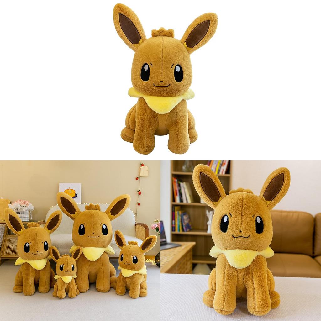 Pokemon Eevee Plush Toy Large Cartoon Stuffed Animal For Collectors And Kids