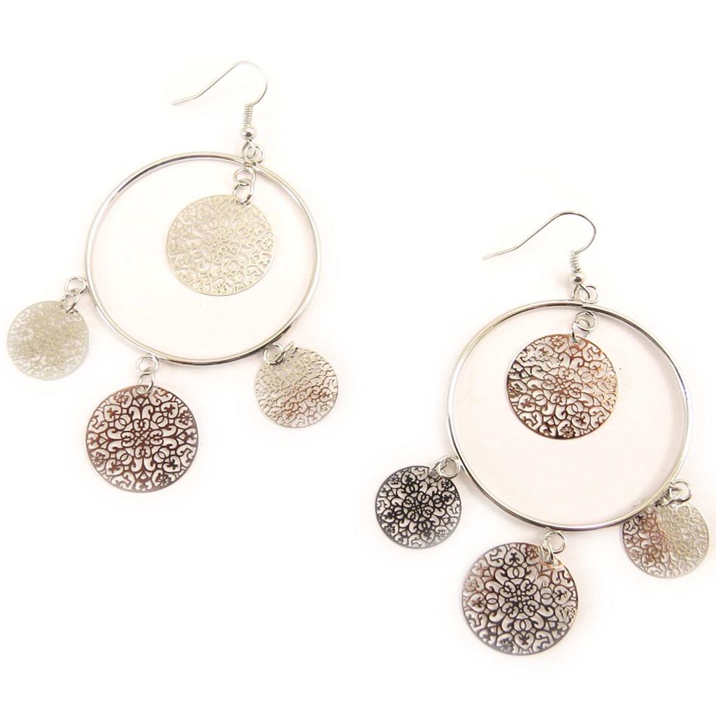 Les Trésors De Lily [L5217] - Cercei Creator 'Carmen' argintii